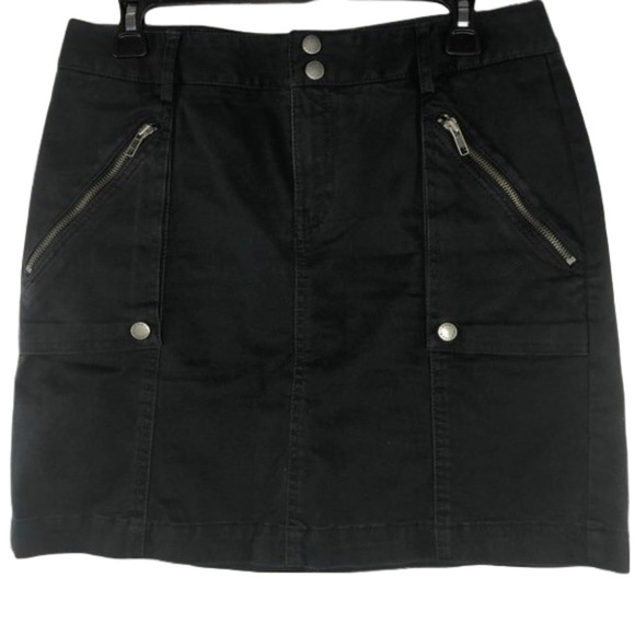 Tommy Hilfiger black stretch mini skirt, 6P - Picture 1 of 11